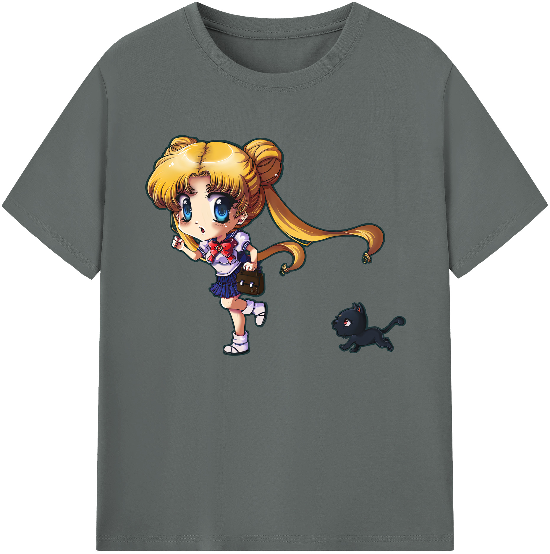 （画像用） 美少女戦士セーラームーン 愛野 美奈子 あいの みなこ Sailor Moon Aino Minako 綿100％ メンズ半袖Tシャツ｜肌触りやわらか＆通気性